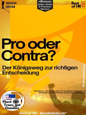 cover image of Pro oder Contra – Der Königsweg zur richtigen Entscheidung